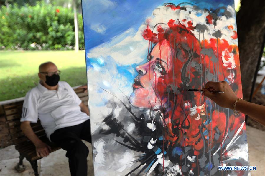 LIBANO-BEIRUT-EXPOSICION DE ARTE