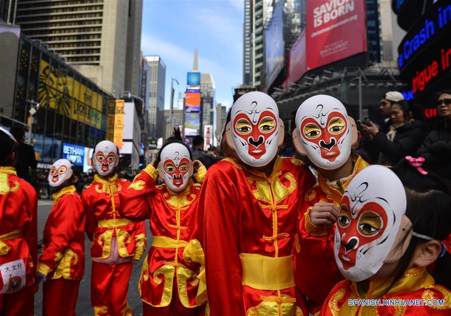 U.S.-NEW YORK-YEAR OF THE MONKEY-FLASH MOB