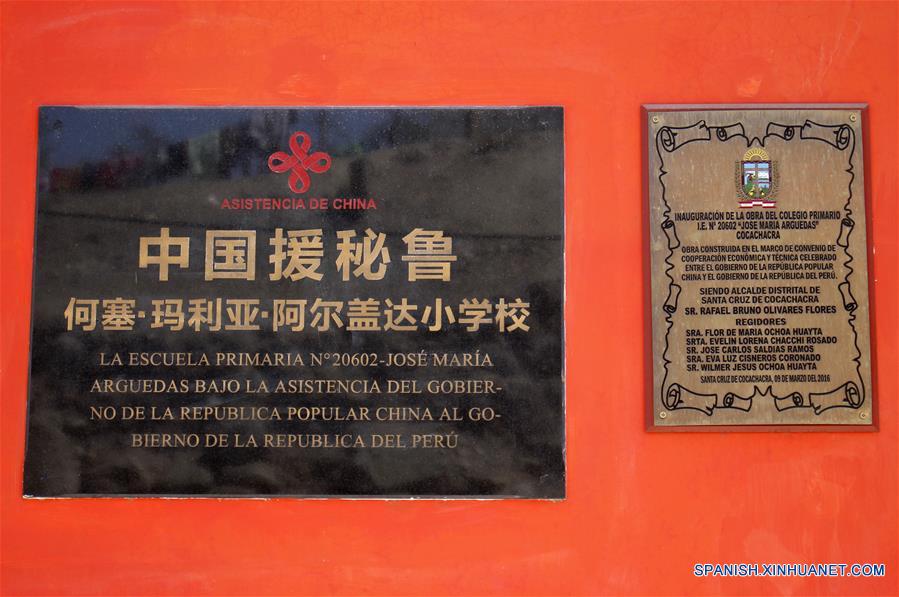 (7)PERU-SANTA CRUZ DE COCACHACRA-CHINA-EDUCACION-RELACIONES-SERIE