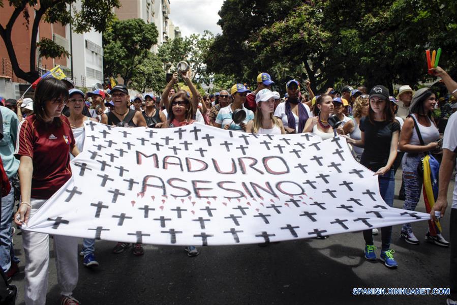 (6)VENEZUELA-CARACAS-SOCIEDAD-PROTESTA