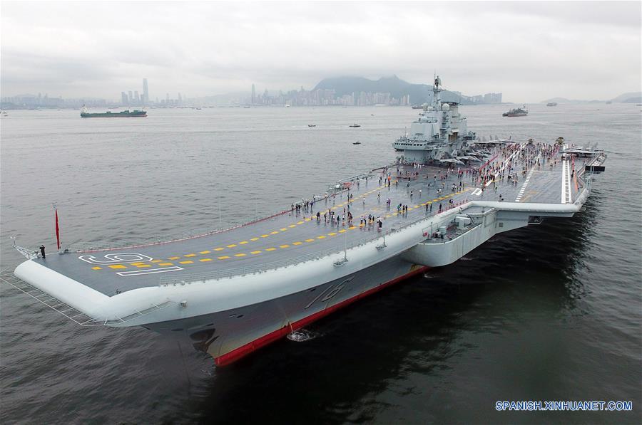 (3)CHINA-HONG KONG-MILITARES-PORTAAVIONES