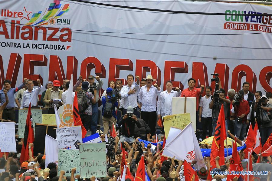 (2)HONDURAS-TEGUCIGALPA-POLITICA-ELECCIONES