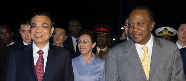 Primer ministro de China llega a Kenia