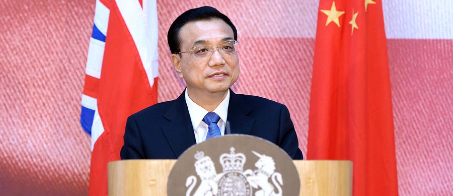 Premier chino afirma que vínculos comerciales China-Reino Unido son cada vez más estrechos
