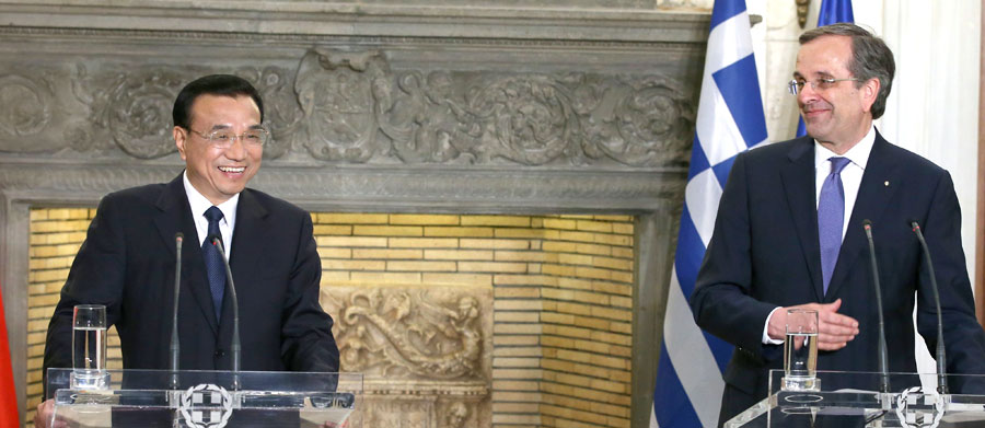 Primeros ministros chino y griego esperan una mayor cooperación de ganancia mutua