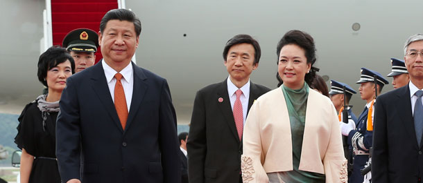 Presidente chino llega a Seúl en visita de Estado a República de Corea