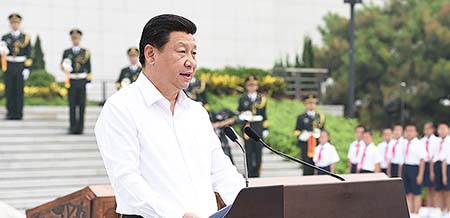 Presidente chino critica negación de historia de agresión japonesa