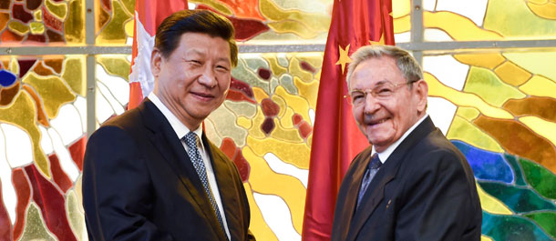 Líderes chino y cubano prometen amistad firme y cooperación recíproca
