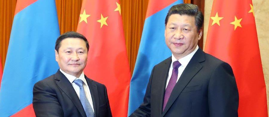 Presidente chino se reúne con primer ministro de Mongolia