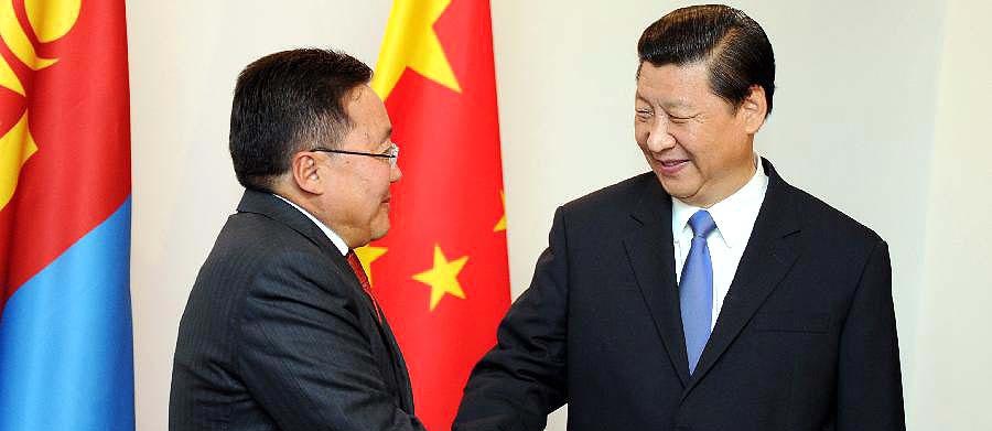 Presidentes chino y mongol acuerdan promover cooperación