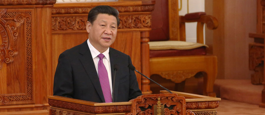 Presidente Xi da la bienvenida a Mongolia "a bordo tren chino del desarollo"