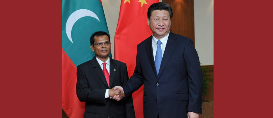 Presidente chino promete compartir oportunidades de desarrollo con Maldivas