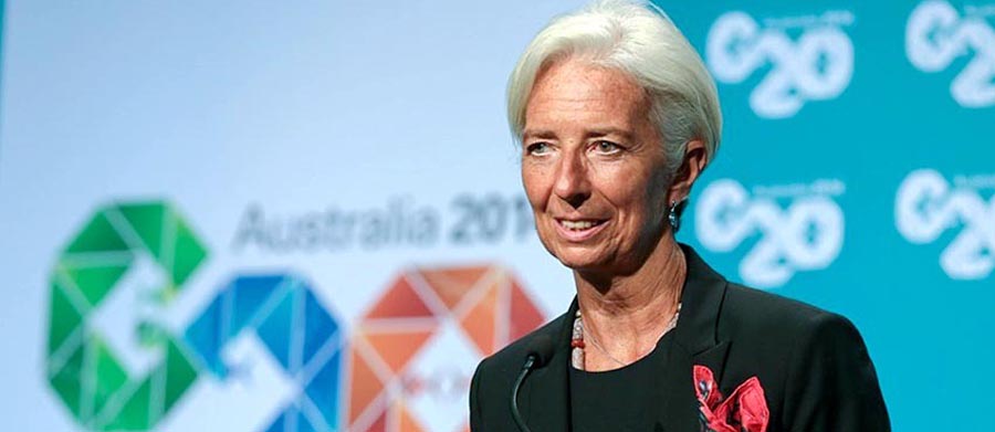 Lagarde elogia avances en crecimiento logrados por países de G20