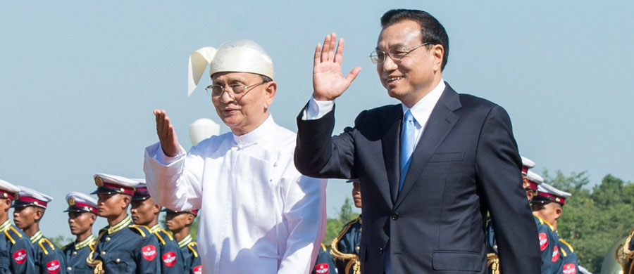 PM chino y presidente de Myanmar prometen impulsar lazos bilaterales