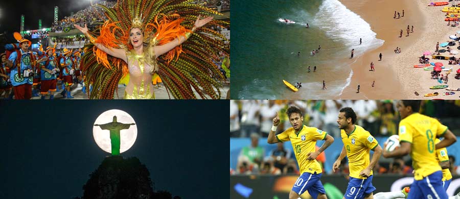 Brasil, país de alegría y entusiasmo