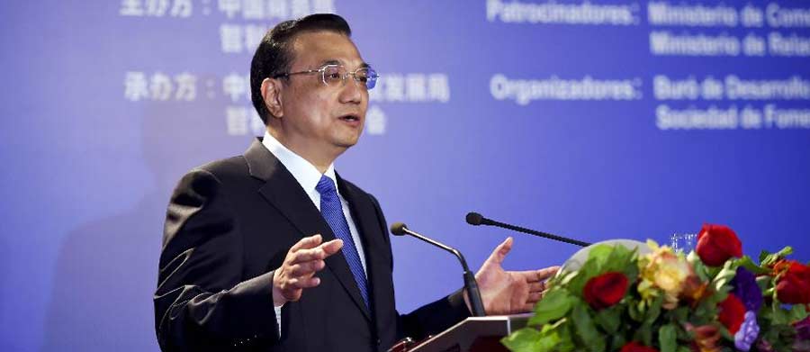 PM de China pide fortalecimiento de relaciones con Chile