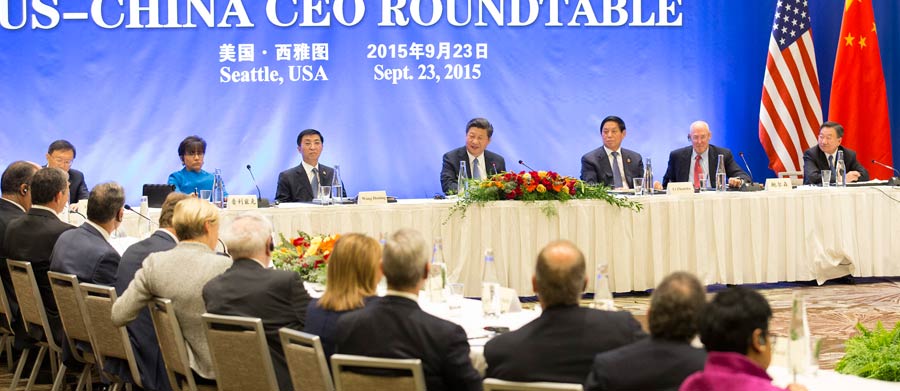 Xi tranquiliza a empresarios de EEUU con respecto a economía china