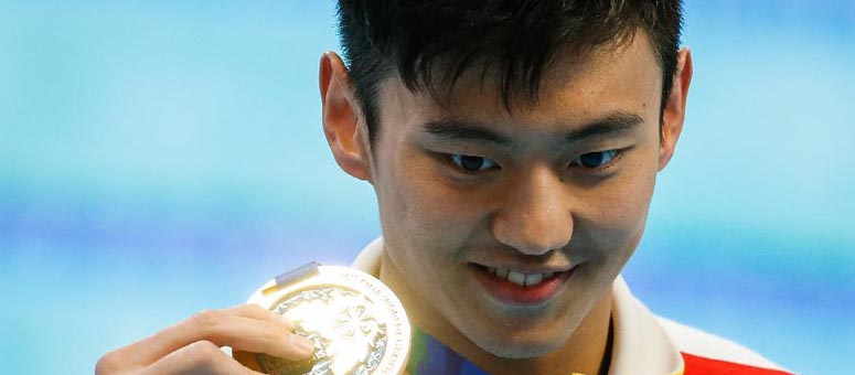 Natación: Ning Zetao de China gana oro histórico en mundial de Kazán