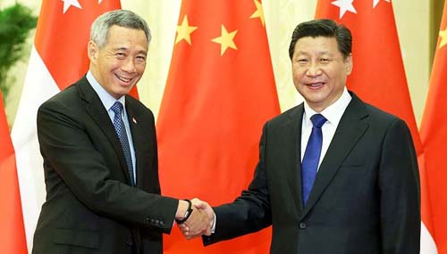 APEC 2014: Xi se reúne con PM de Singapur
