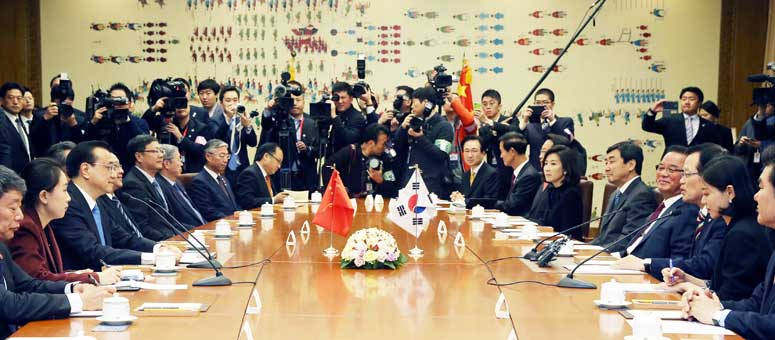 Premier chino aboga por una cooperación parlamentaria más estrecha entre China y 
Corea del Sur