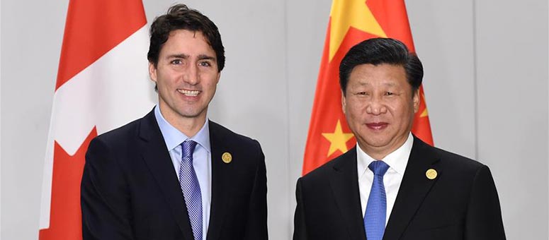 Presidente chino plantea asociación estratégica estable y a largo plazo con Canadá