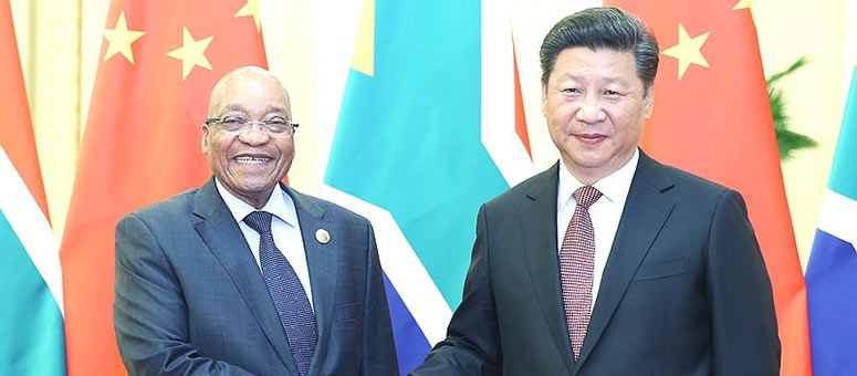 Presidentes de China y Sudáfrica prometen hacer de la cumbre China-África un éxito