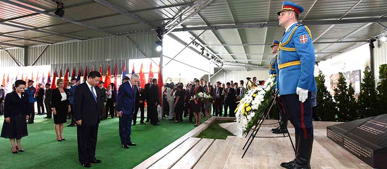 Xi Jinping rinde homenaje a mártires chinos muertos en bombardeo de OTAN