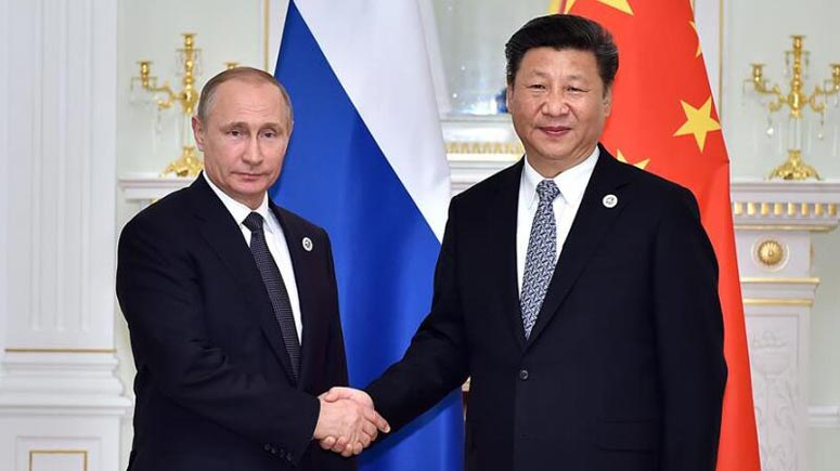 Se reúnen presidentes de China y Rusia