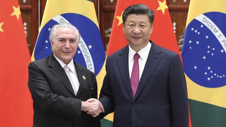 China y Brasil impulsarán asociación estratégica integral a nuevo nivel