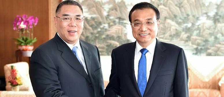 Primer ministro Li Keqiang se reúne con jefe ejecutivo de Macao