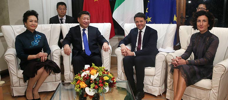 Presidente Xi pide sintonizar estrategias desarrollo de China e Italia