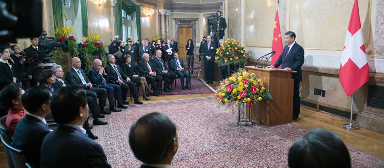 Presidente chino consolidará amistad y cooperación durante viaje a Suiza