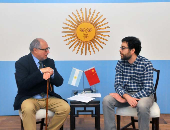 Embajador:Argentina tiene propuestas de participación activa en la Franja y la Ruta