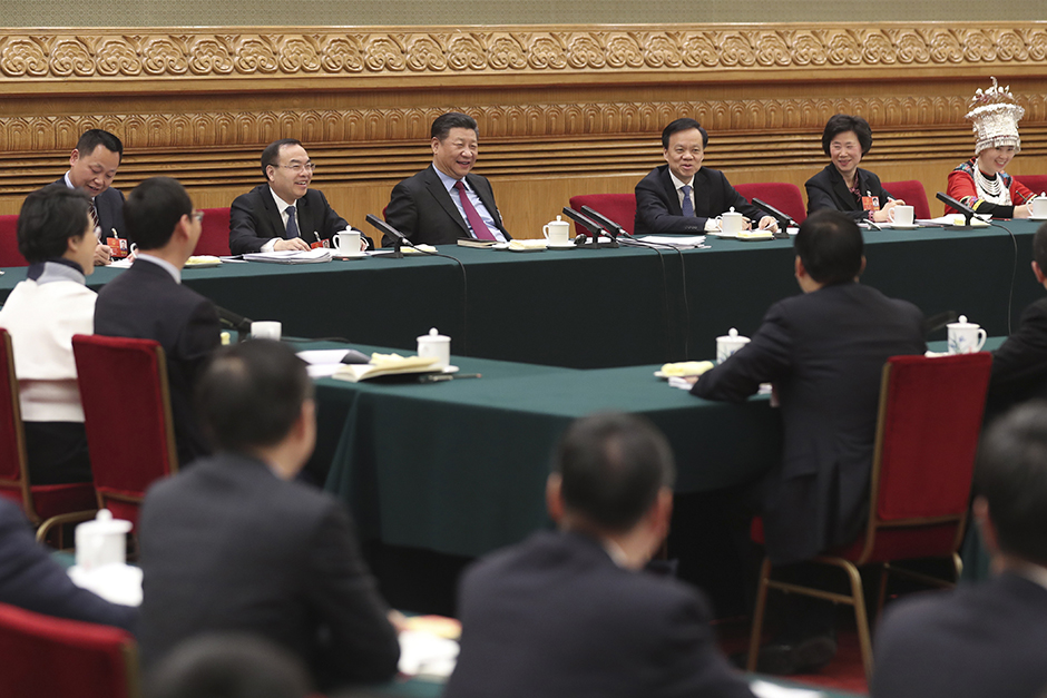 (Dos sesiones) Xi subraya ecología política limpia y recta