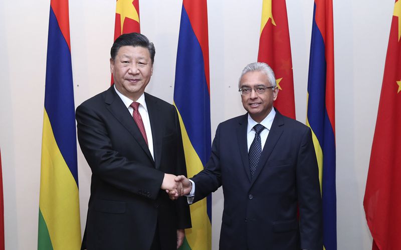 Xi conversa con primer ministro de Mauricio sobre relaciones bilaterales