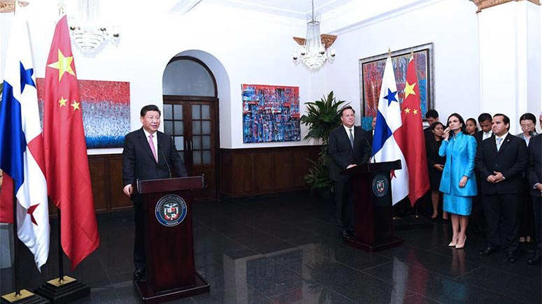 Presidente chino aboga por redoblar cooperación empresarial con Panamá