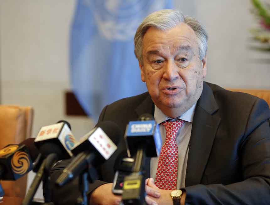 Iniciativa de Franja y Ruta, una "oportunidad importante": Jefe de ONU