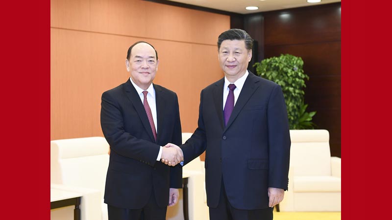Gobierno central apoya totalmente el trabajo del jefe ejecutivo de Macao: Xi