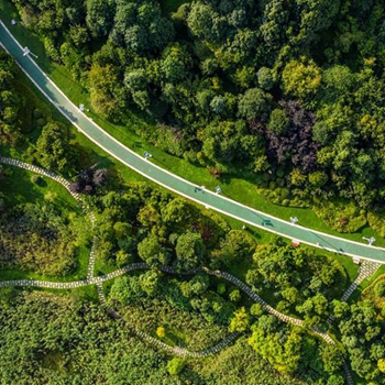 Guizhou: Paisaje en Parque del Lago Guanshan en Guiyang