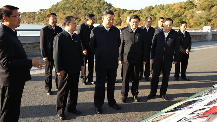 Xi inspecciona provincia oriental china de Jiangsu