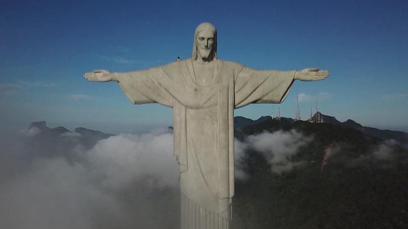 Nueva tecnología ayuda a restaurar Cristo Redentor en Brasil