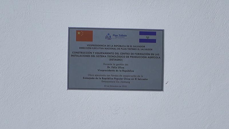 China apoya desarrollo de comunidades al occidente de El Salvador
