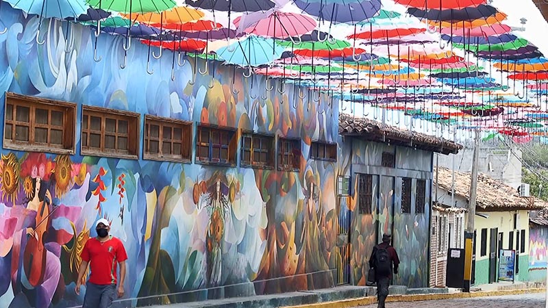 El pueblo  "selfie"  de Honduras que le apuesta al turismo con arte y cultura