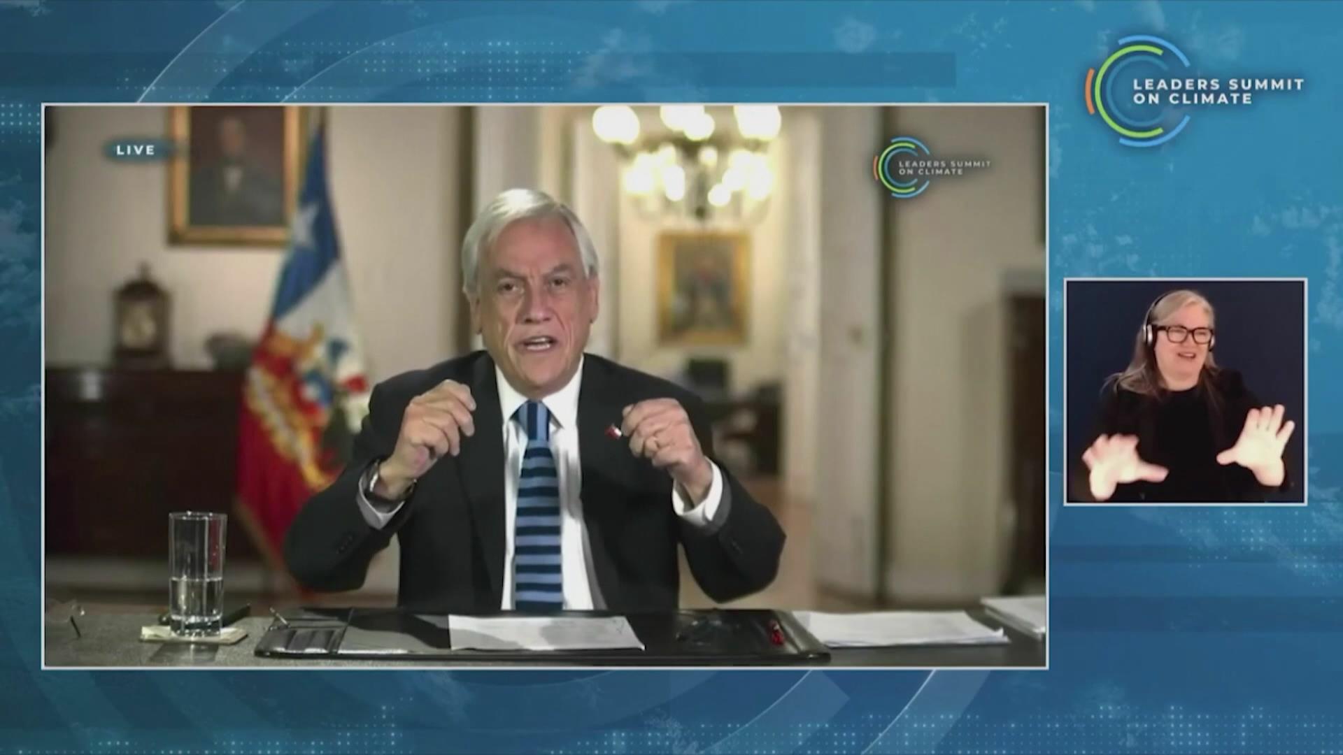 Chile está decidido a contribuir en lucha contra cambio climático, dice Piñera