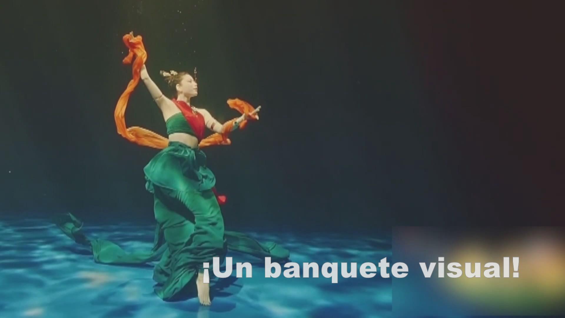 Danza subacuática en Henan, China retrata antigua leyenda