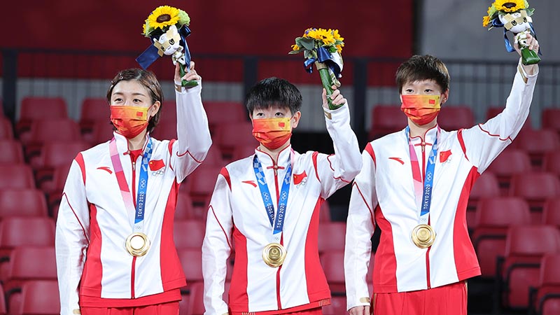 Tokio 2020: China gana cuarto oro consecutivo por equipos femenino de tenis de mesa en JJOO