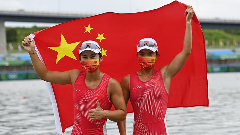 Tokio 2020: China conquista medalla de oro en canoa doble femenina de 500 metros