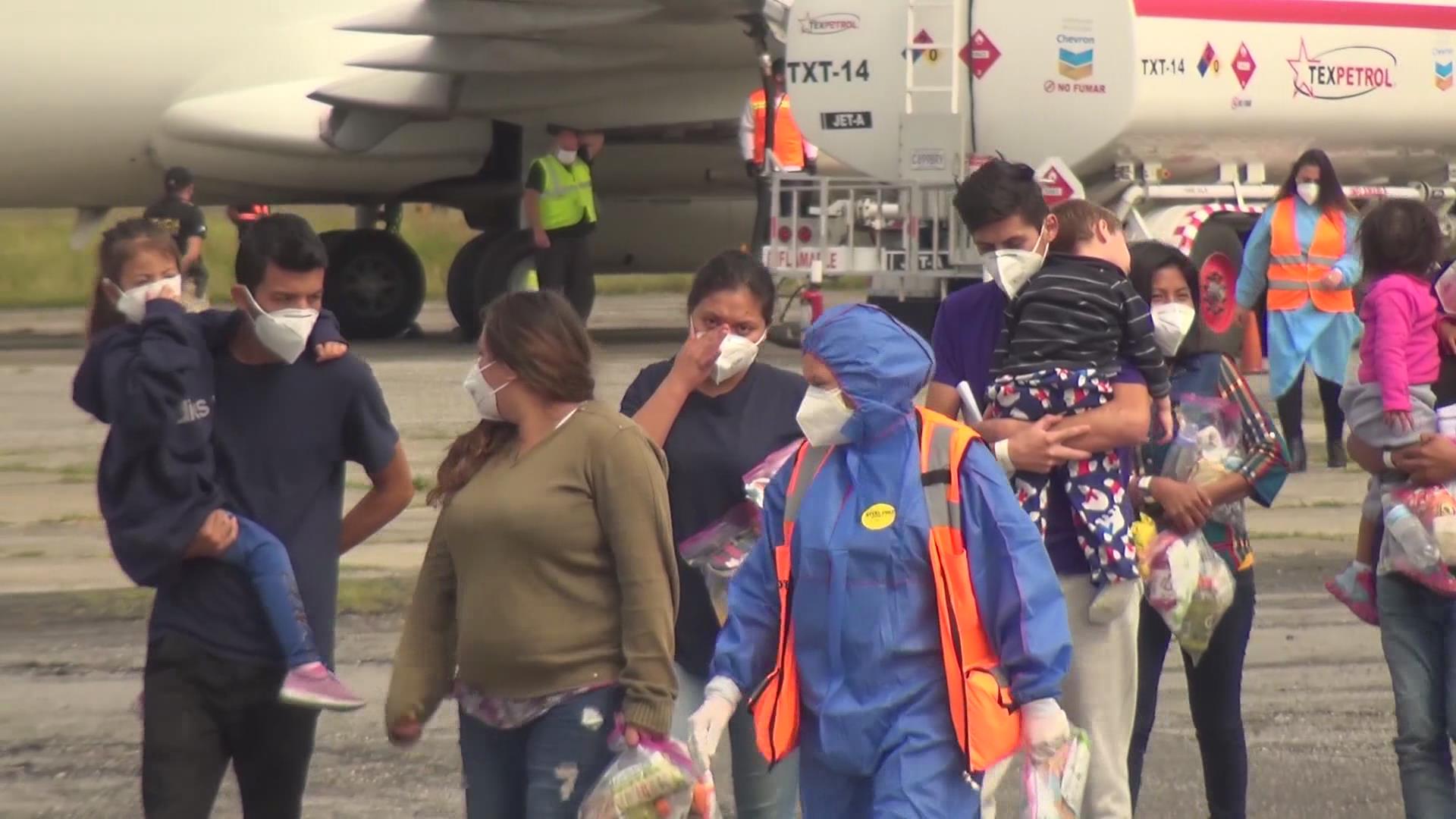 EEUU retoma programa de repatriación de centroamericanos por vía rápida