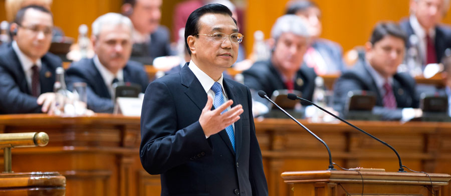 PM chino presenta propuesta de 4 puntos para mejorar lazos con Rumania