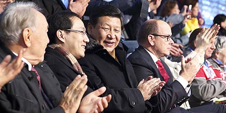 Presidente chino asiste a ceremonia inaugural de JJOO de Sochi